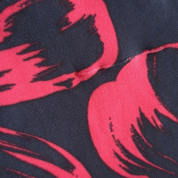 Norma Kamali black waist wrap tie floral dress - Picture 3 of 3